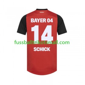 Fußballtrikots Bayer 04 Leverkusen Patrik Schick 14 2024-2025 Kurzarm Heimtrikotsatz kaufen